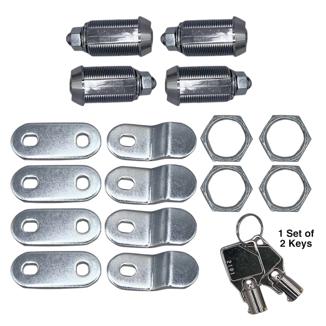 L328 – RV DESIGNER Lock Cylinder, For RV Compartment Ace Key Cam Lock Combo 1-1/8 Inch Length Round Face With Washer/...